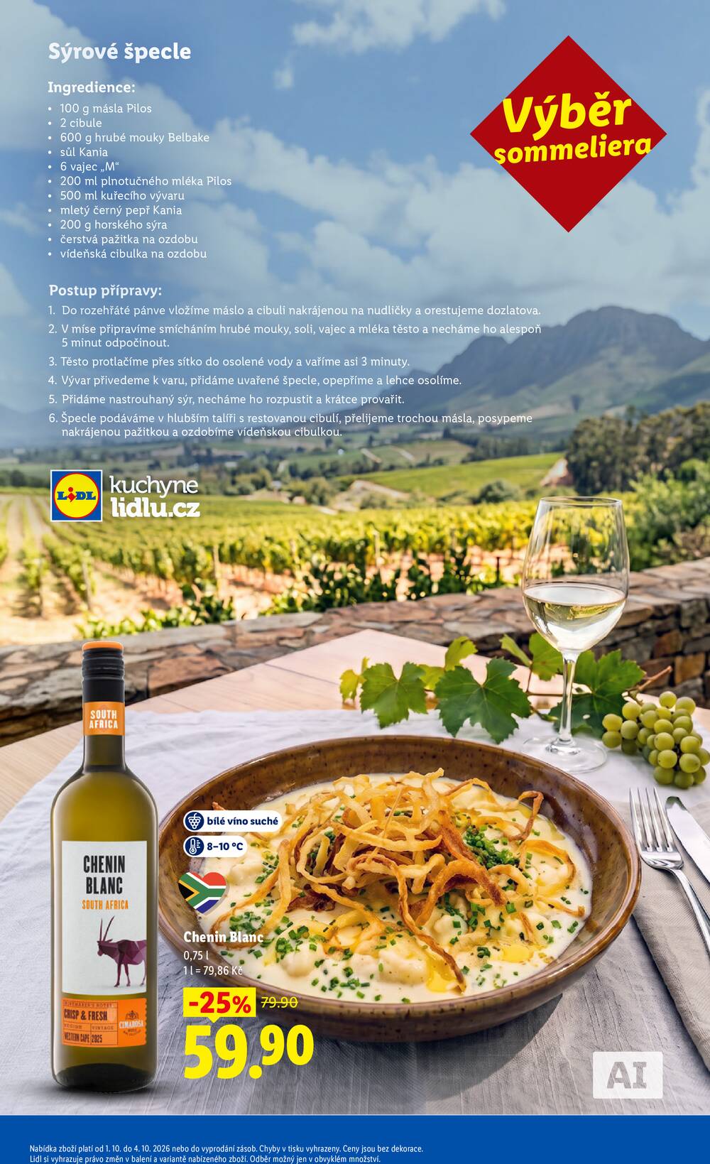 Lidl Čtvrtek od 1.10. do 4.10.2026