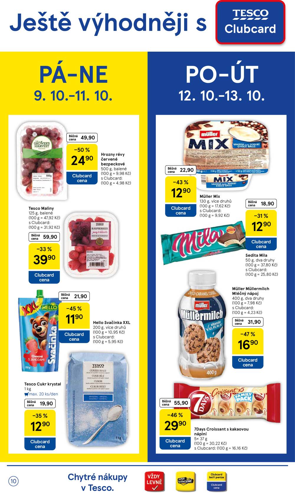 Tesco supermarkety od 7.10. do 13.10.2026