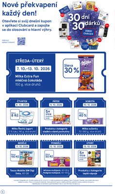 Tesco supermarkety od 7.10. do 13.10.2026