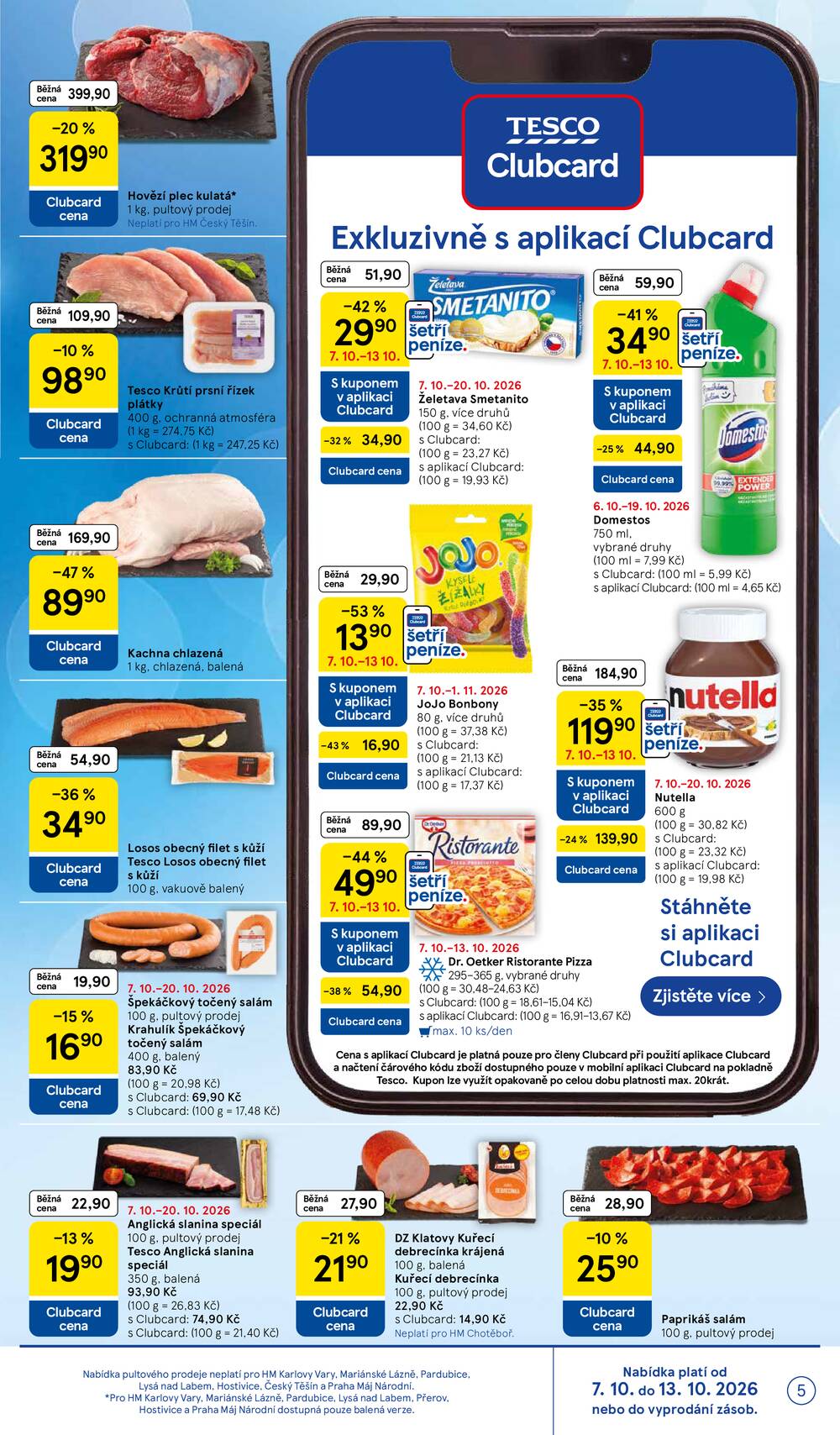 Leták Tesco - Tesco hypermarkety od 7.10. do 13.10.2026 - strana 5