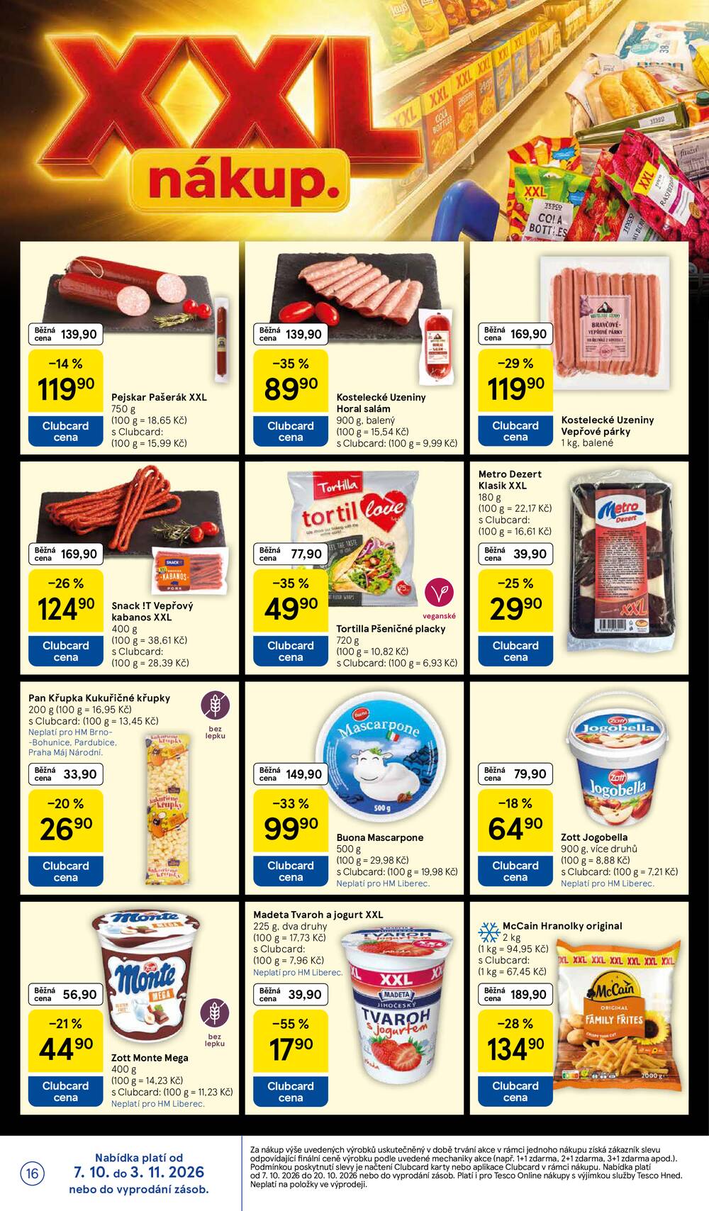 Leták Tesco - Tesco hypermarkety od 7.10. do 13.10.2026 - strana 16