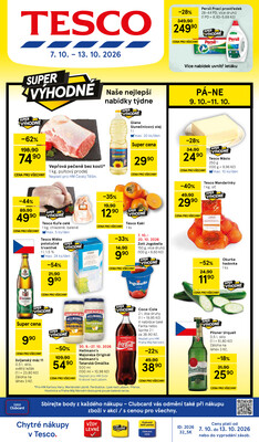 Leták Tesco hypermarkety od 7.10. do 13.10.2026