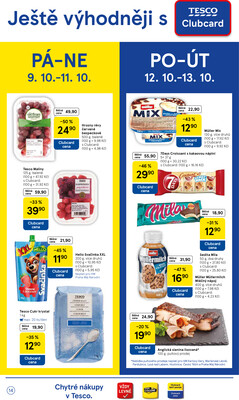 Tesco hypermarkety od 7.10. do 13.10.2026