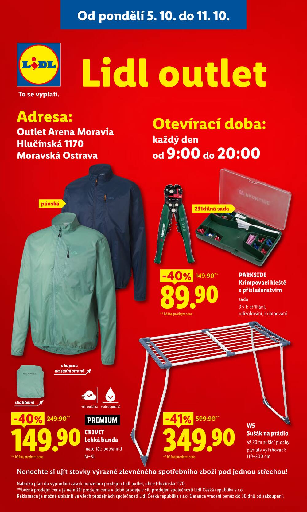 Lidl od 5.10. do 7.10.2026