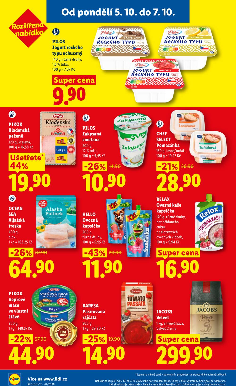Lidl od 5.10. do 7.10.2026