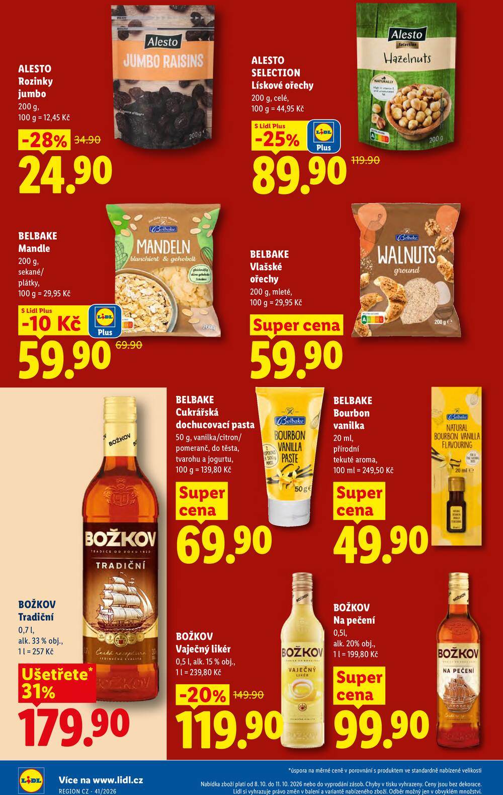 Lidl Čtvrtek od 8.10. do 11.10.2026