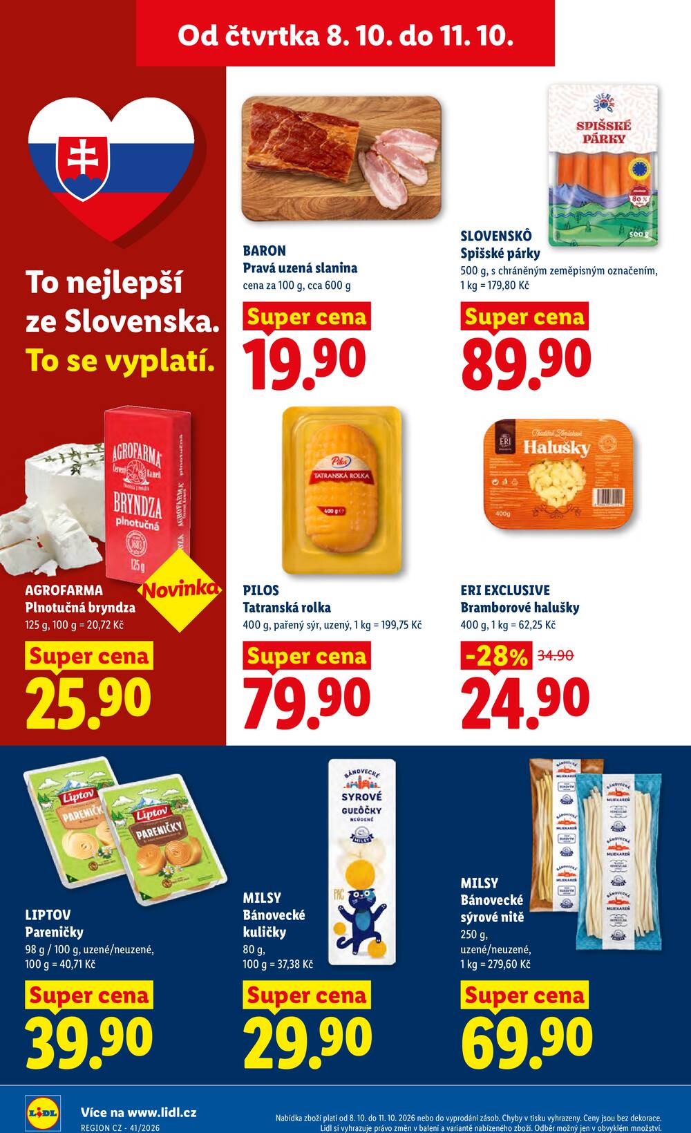 Leták Lidl - Lidl Čtvrtek od 8.10. do 11.10.2026 - strana 22