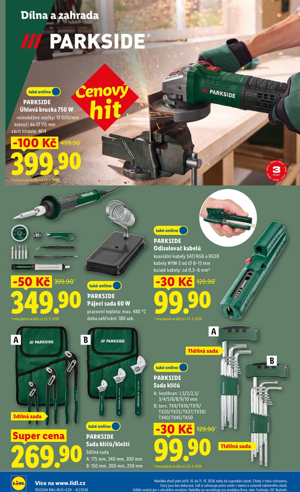 Lidl Čtvrtek od 8.10. do 11.10.2026