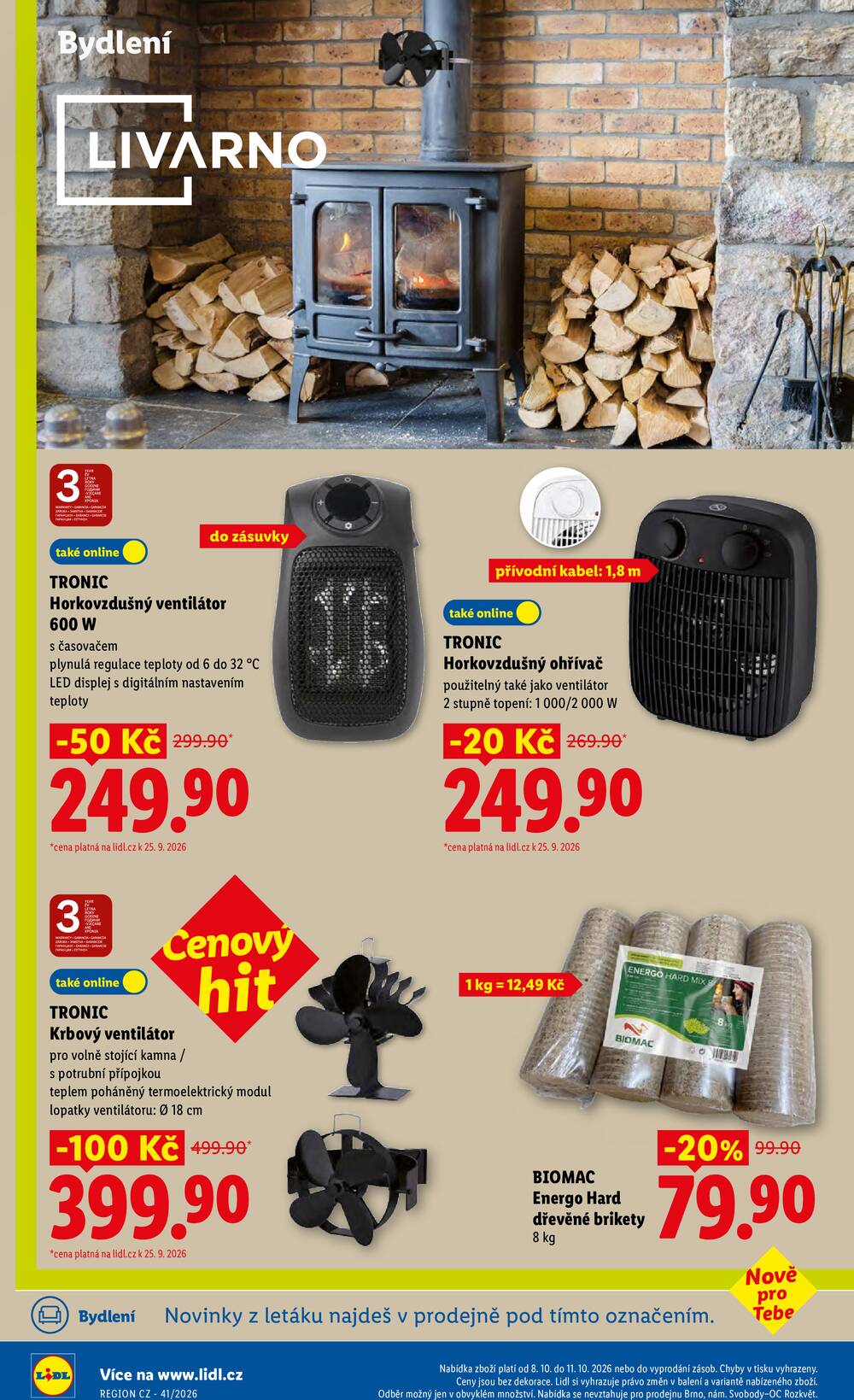 Lidl Čtvrtek od 8.10. do 11.10.2026