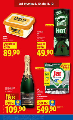Lidl Čtvrtek od 8.10. do 11.10.2026