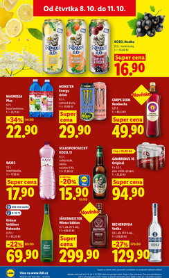 Lidl Čtvrtek od 8.10. do 11.10.2026
