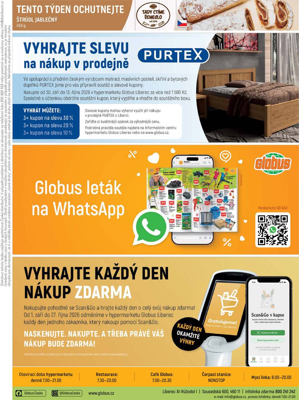 Akční leták Globus 7.10. - 13.10.2026 - Globus Liberec