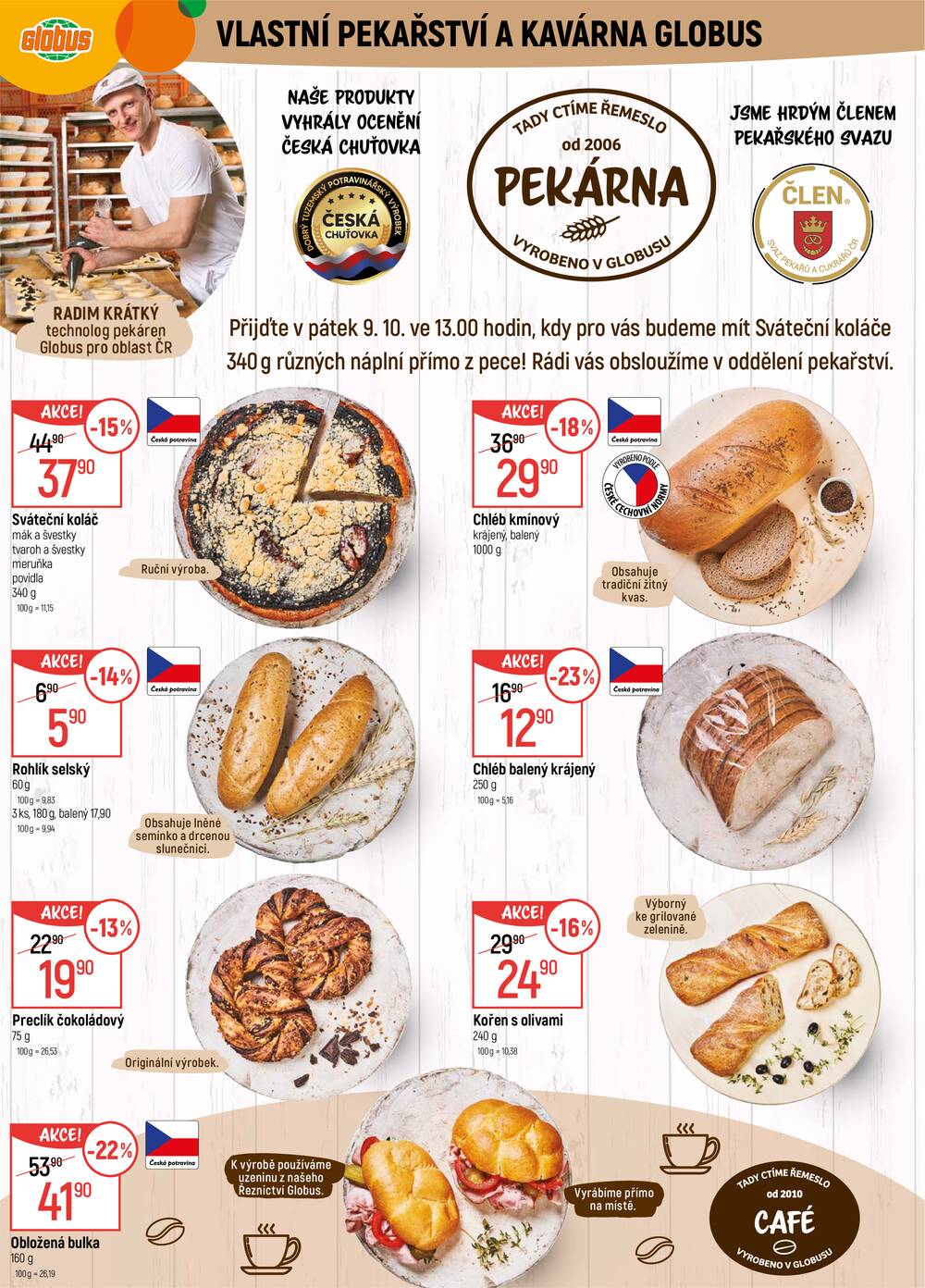 Akční leták Globus 7.10. - 13.10.2026 - Globus Pardubice