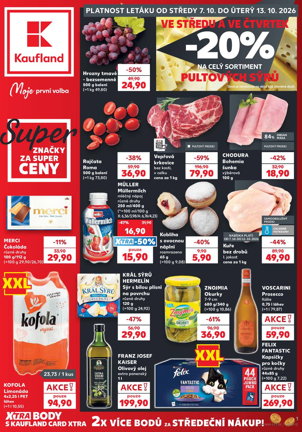 Leták Kaufland - Kaufland 7.10. - 13.10. - Kaufland - Praha 4 (Michle) - strana 1 Leták Kaufland - Kaufland 7.10. - 13.10. - Kaufland - Praha 4 (Michle) - strana 1