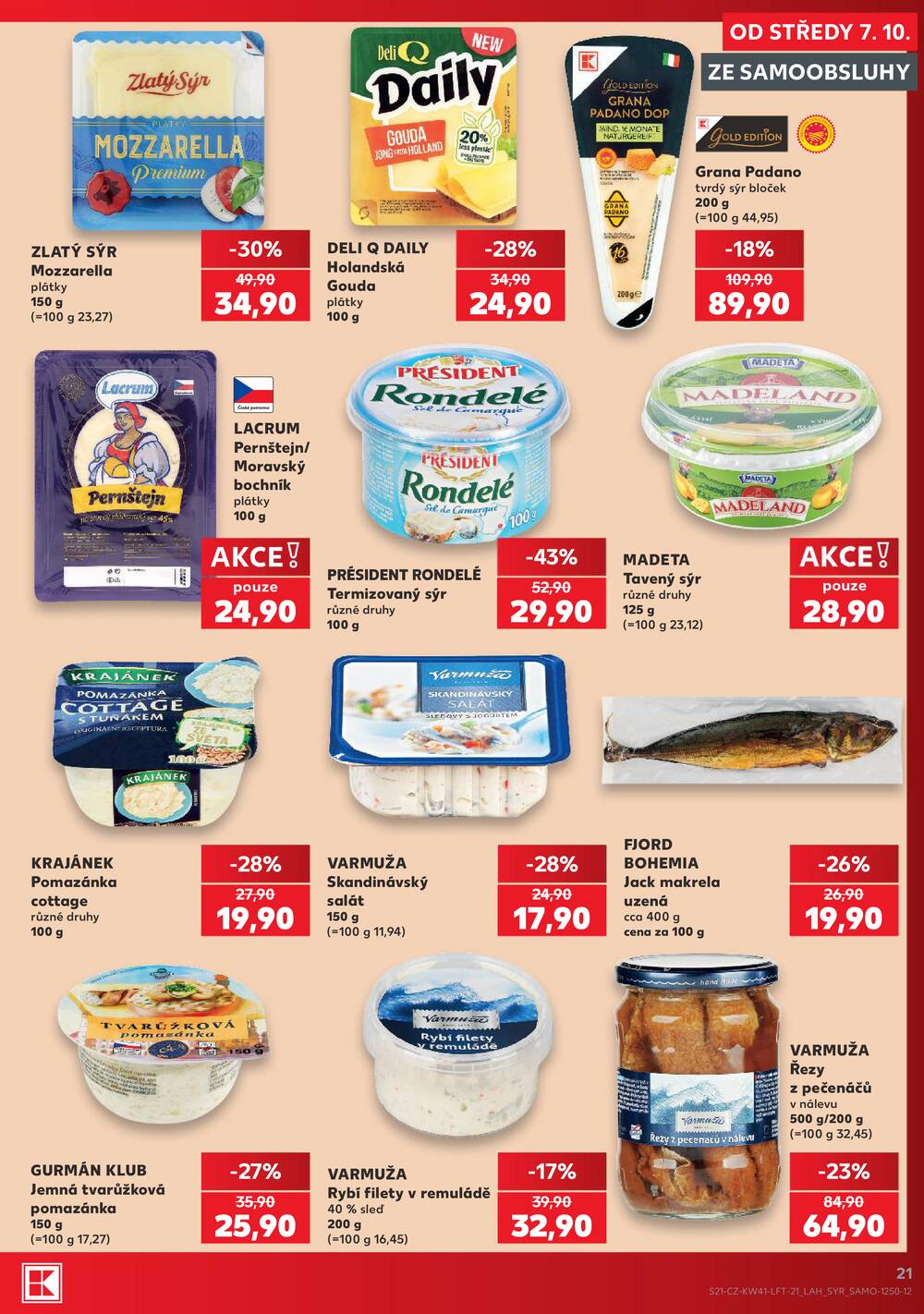 Kaufland 7.10. - 13.10. - Kaufland - Třinec - Lyžbice