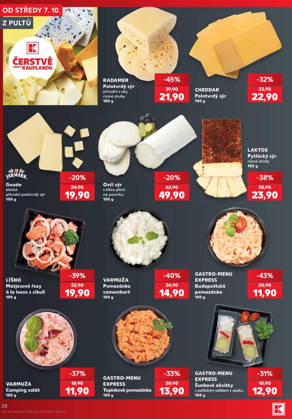 Leták Kaufland - Kaufland 7.10. - 13.10. - Kaufland - Pardubice (S. K. Neumanna) - strana 20