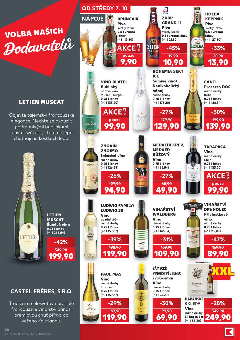 Kaufland 7.10. - 13.10. - Kaufland - Pardubice (S. K. Neumanna)