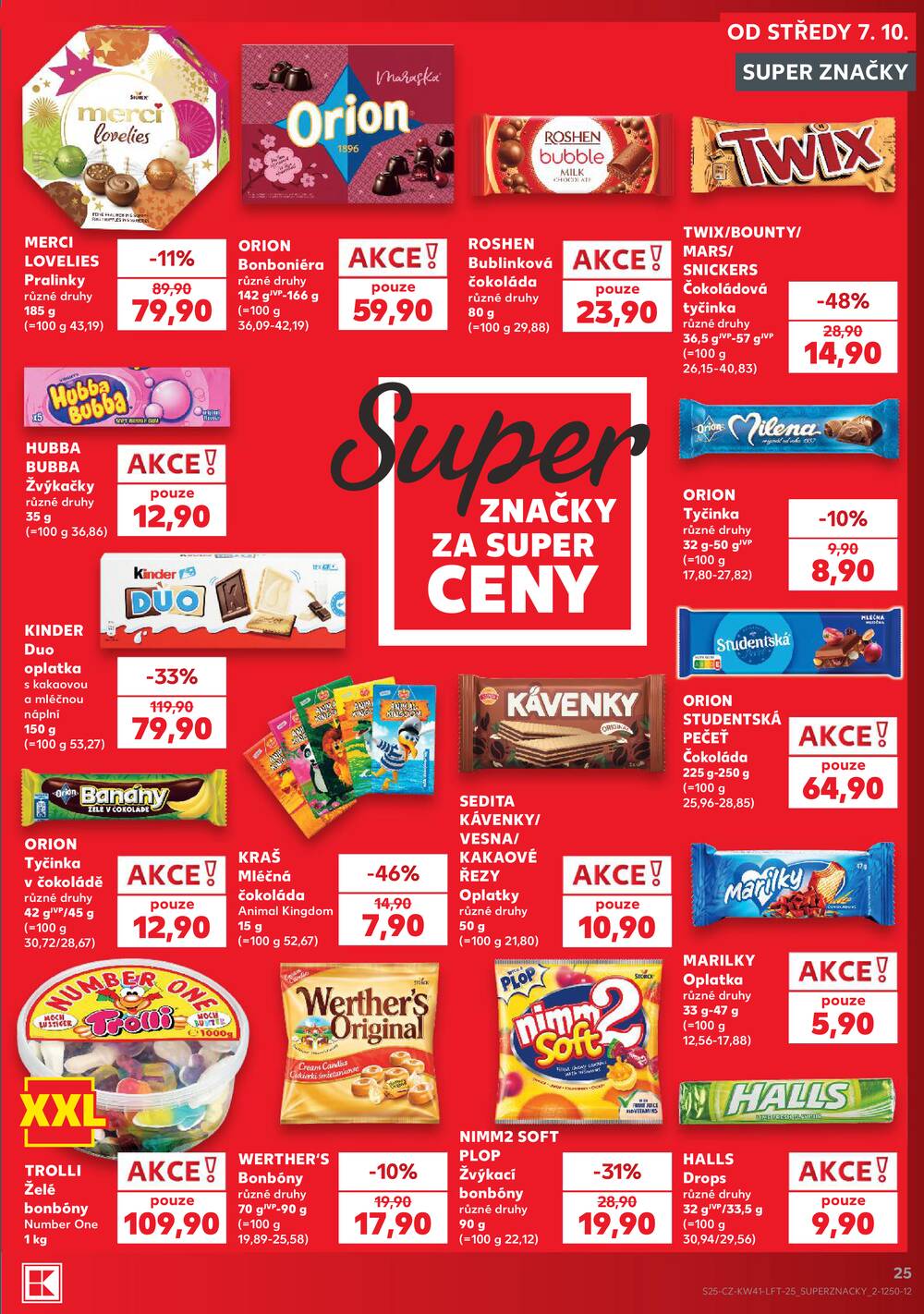 Leták Kaufland - Kaufland 7.10. - 13.10. - Kaufland - Žatec - strana 25