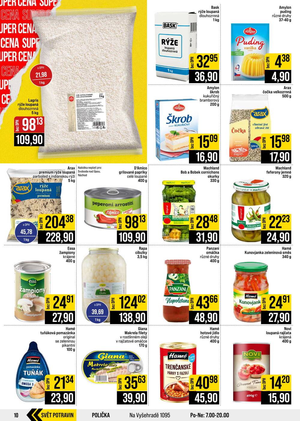 JIP Cash & Carry České Budějovice, Most, Náchod, Polička, Sušice a Svoboda nad Úpou od 7.10. do 13.10.2026