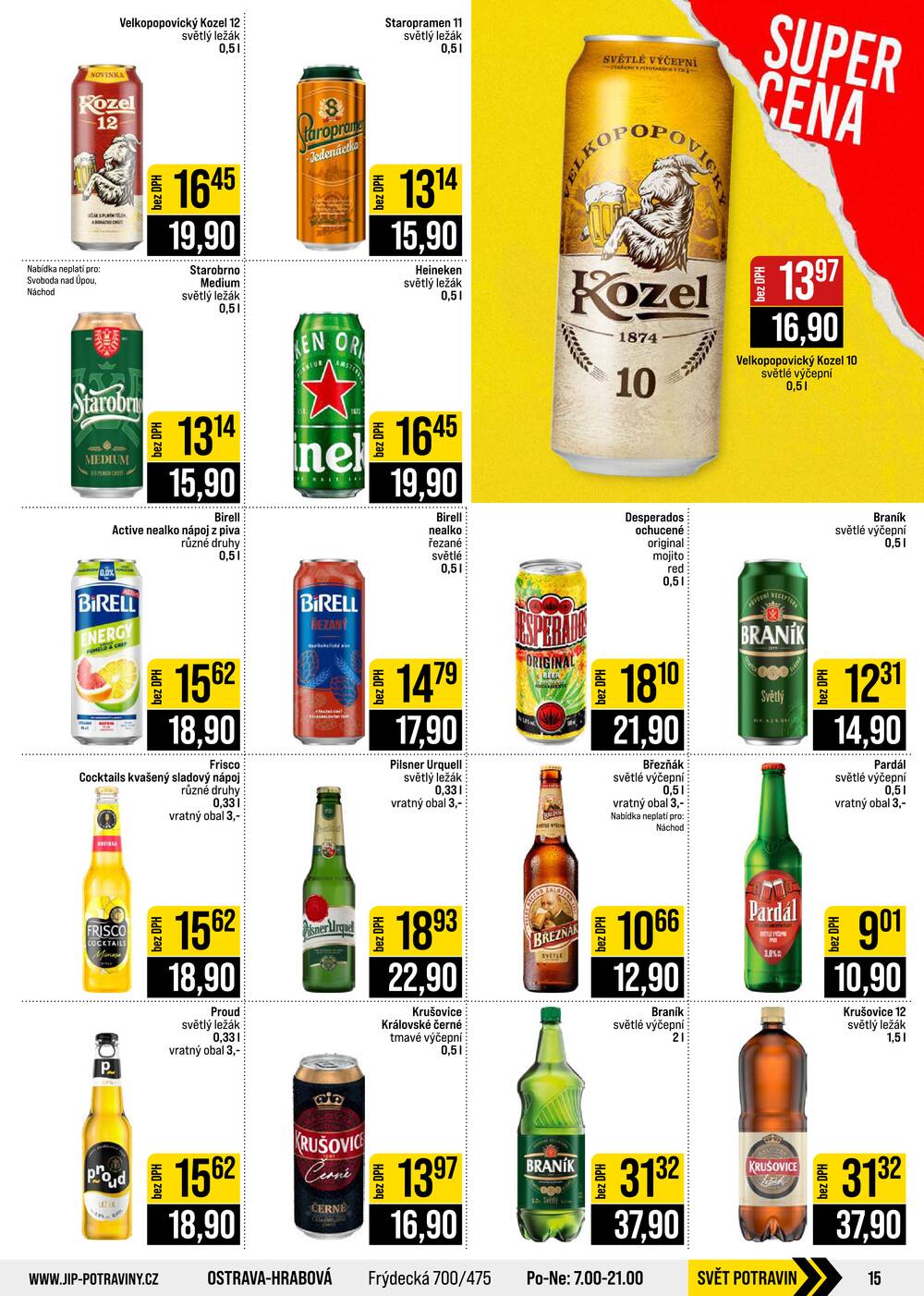 Leták JIP - JIP Cash & Carry České Budějovice, Most, Náchod, Polička, Sušice a Svoboda nad Úpou od 7.10. do 13.10.2026 - strana 15 Leták JIP - JIP Cash & Carry České Budějovice, Most, Náchod, Polička, Sušice a Svoboda nad Úpou od 7.10. do 13.10.2026 - strana 15