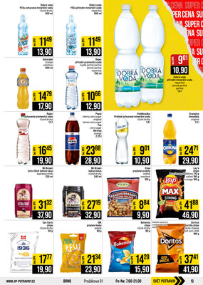 JIP Cash & Carry České Budějovice, Most, Náchod, Polička, Sušice a Svoboda nad Úpou od 7.10. do 13.10.2026