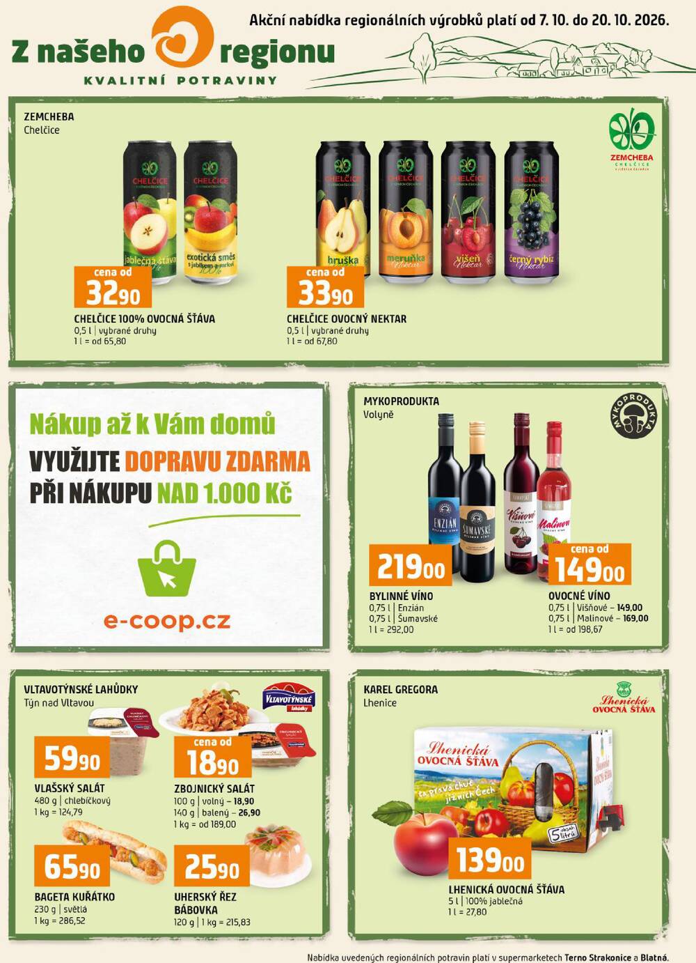 Leták Terno - Terno Strakonice a Blatná 7.10. - 13.10. - strana 16 Leták Terno - Terno Strakonice a Blatná 7.10. - 13.10. - strana 16