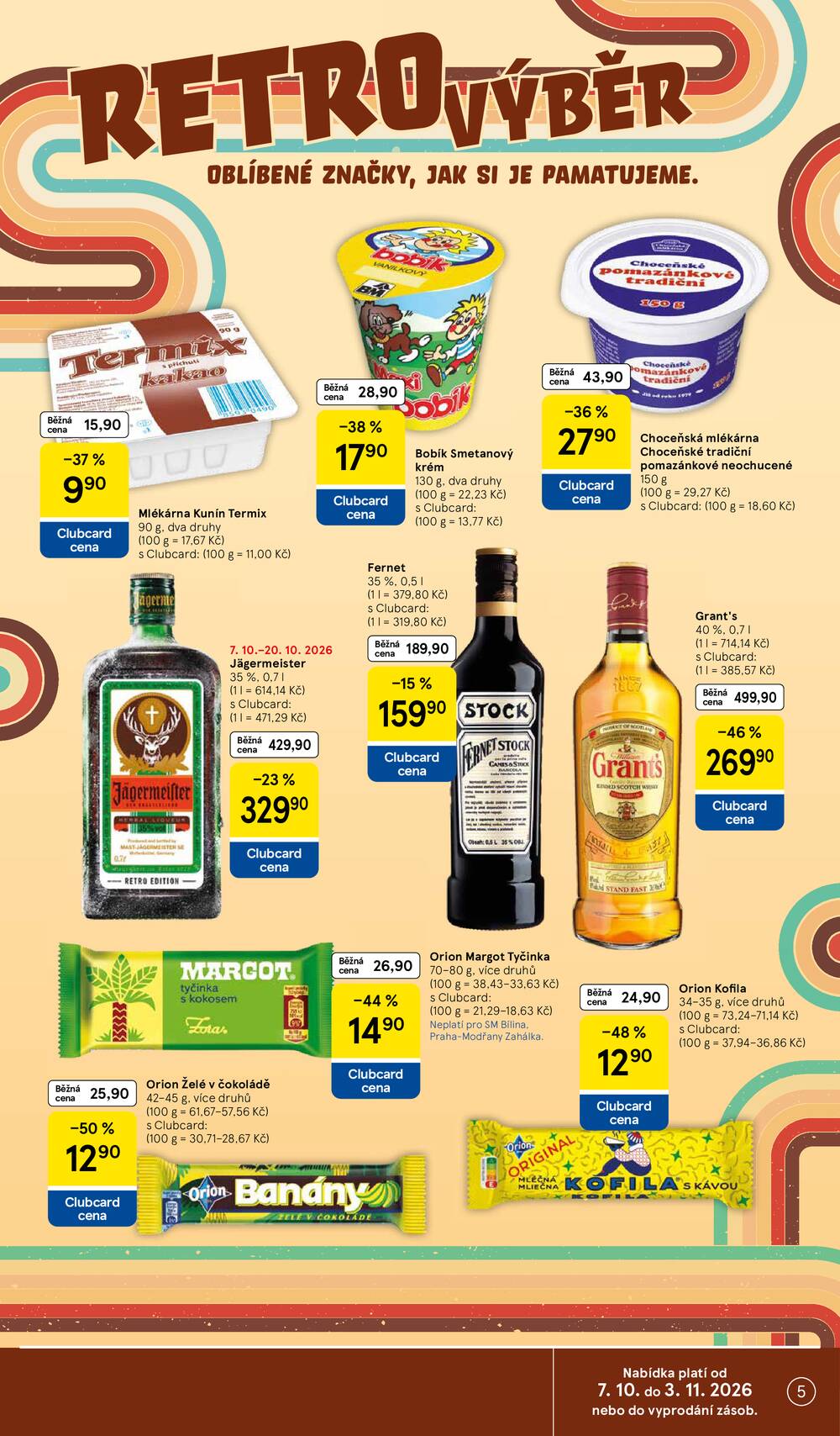 Leták Tesco - Tesco supermarkety od 14.10. do 20.10.2026 - strana 5 Leták Tesco - Tesco supermarkety od 14.10. do 20.10.2026 - strana 5