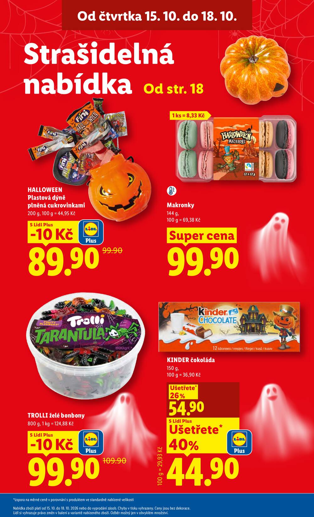 Lidl Čtvrtek od 15.10. do 18.10.2026