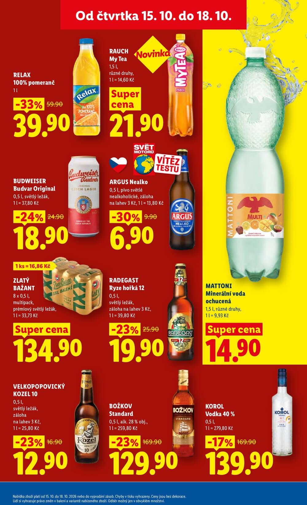 Leták Lidl - Lidl Čtvrtek od 15.10. do 18.10.2026 - strana 26 Leták Lidl - Lidl Čtvrtek od 15.10. do 18.10.2026 - strana 26
