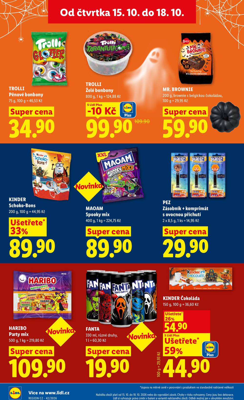Lidl Čtvrtek od 15.10. do 18.10.2026