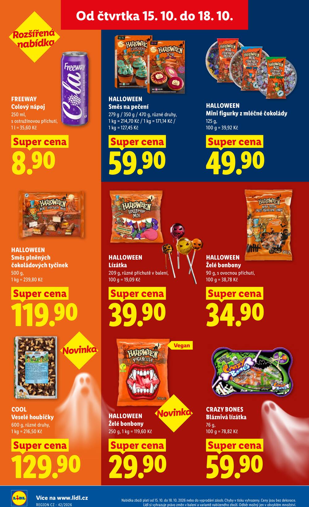 Lidl Čtvrtek od 15.10. do 18.10.2026