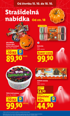 Lidl Čtvrtek od 15.10. do 18.10.2026