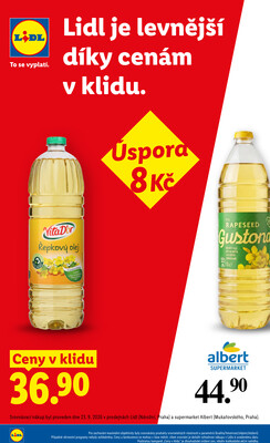 Lidl Čtvrtek od 15.10. do 18.10.2026