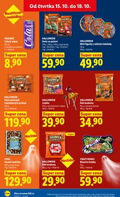 Lidl Čtvrtek od 15.10. do 18.10.2026