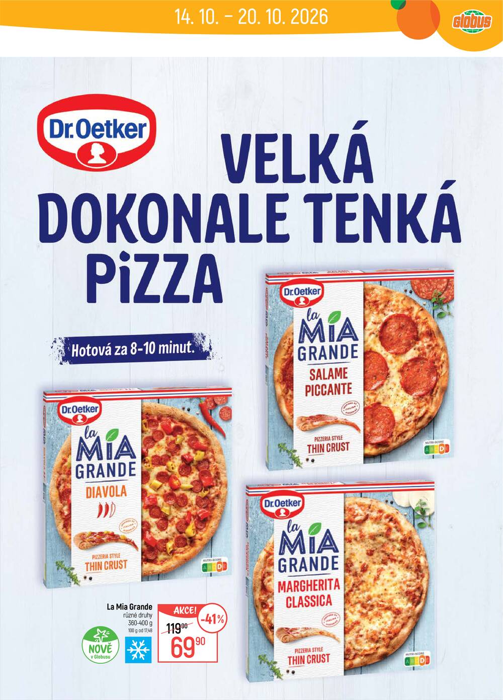 Akční leták Globus 14.10. - 20.10.2026 - Globus Pardubice