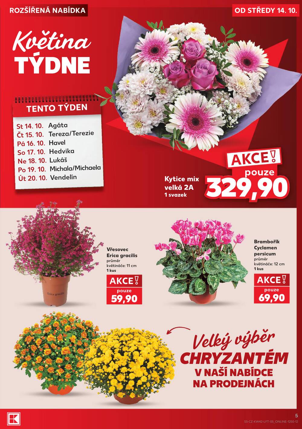Kaufland 14.10. - 20.10. - Kaufland - Veselí nad Lužnicí - Budějovická