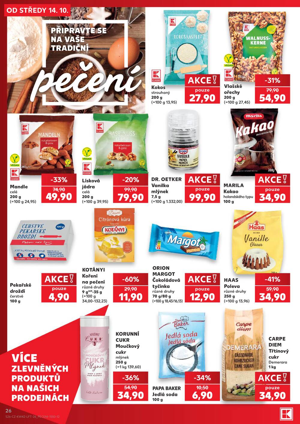 Kaufland 14.10. - 20.10. - Kaufland - Veselí nad Lužnicí - Budějovická