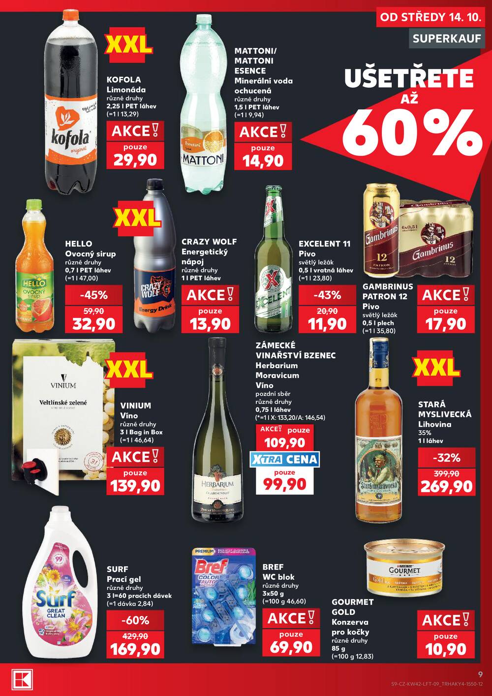 Kaufland 14.10. - 20.10. - Kaufland - Jindřichův Hradec