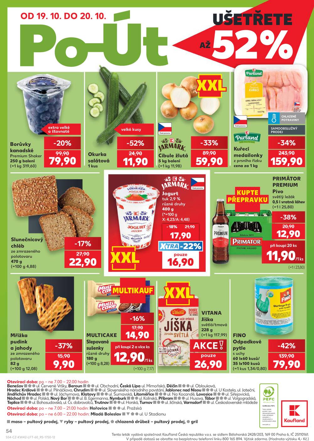 Kaufland 14.10. - 20.10. - Kaufland - Jindřichův Hradec