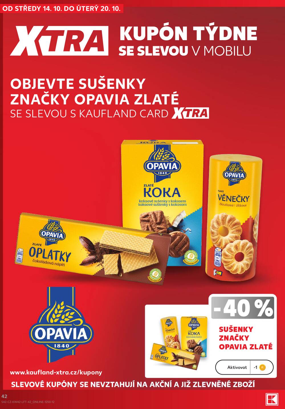 Leták Kaufland - Kaufland 14.10. - 20.10. - Kaufland - Pardubice (S. K. Neumanna) - strana 42