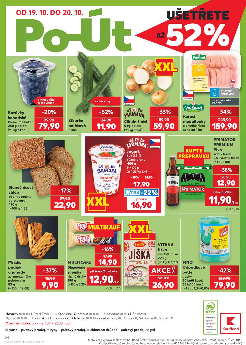Leták Kaufland - Kaufland 14.10. - 20.10. - Kaufland - Ostrava - Poruba - strana 54
