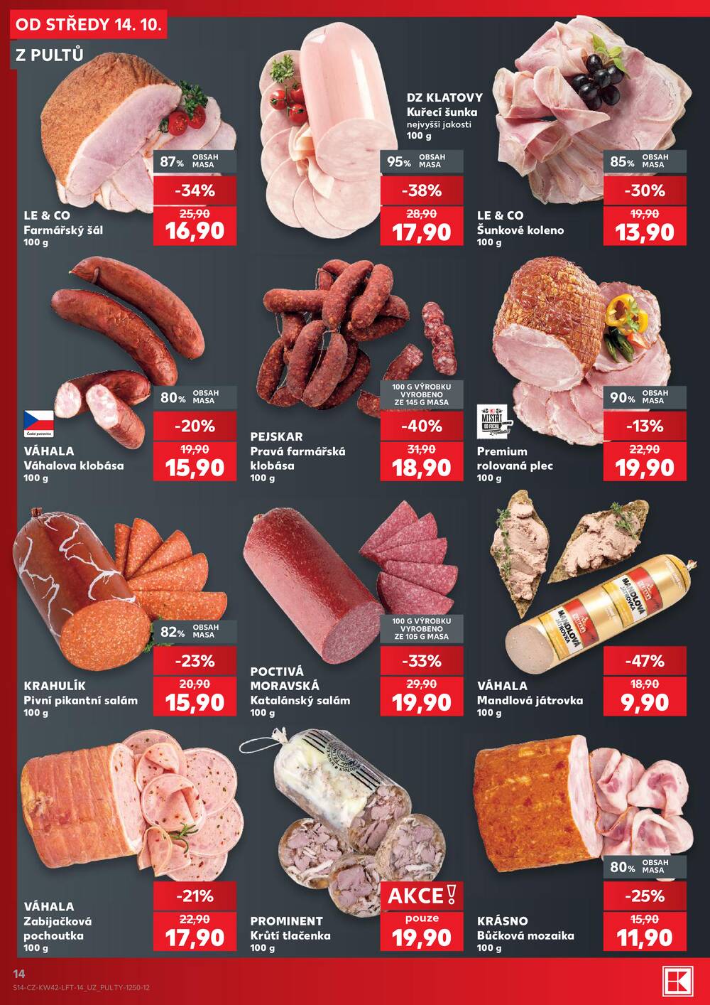 Leták Kaufland - Kaufland 14.10. - 20.10. - Kaufland - Ostrava - Zábřeh - strana 14 Leták Kaufland - Kaufland 14.10. - 20.10. - Kaufland - Ostrava - Zábřeh - strana 14