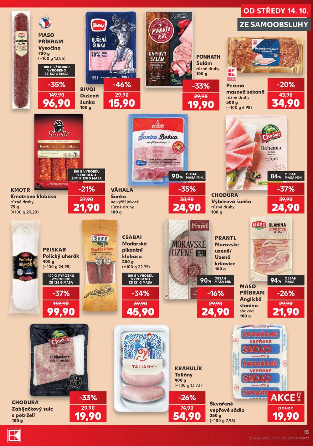 Kaufland 14.10. - 20.10. - Kaufland - Opava - Kateřinky