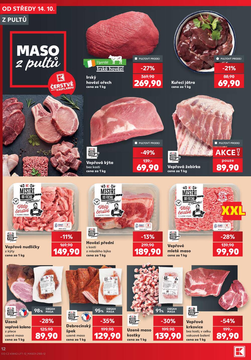 Kaufland 14.10. - 20.10. - Kaufland - Plzeň - Košutka
