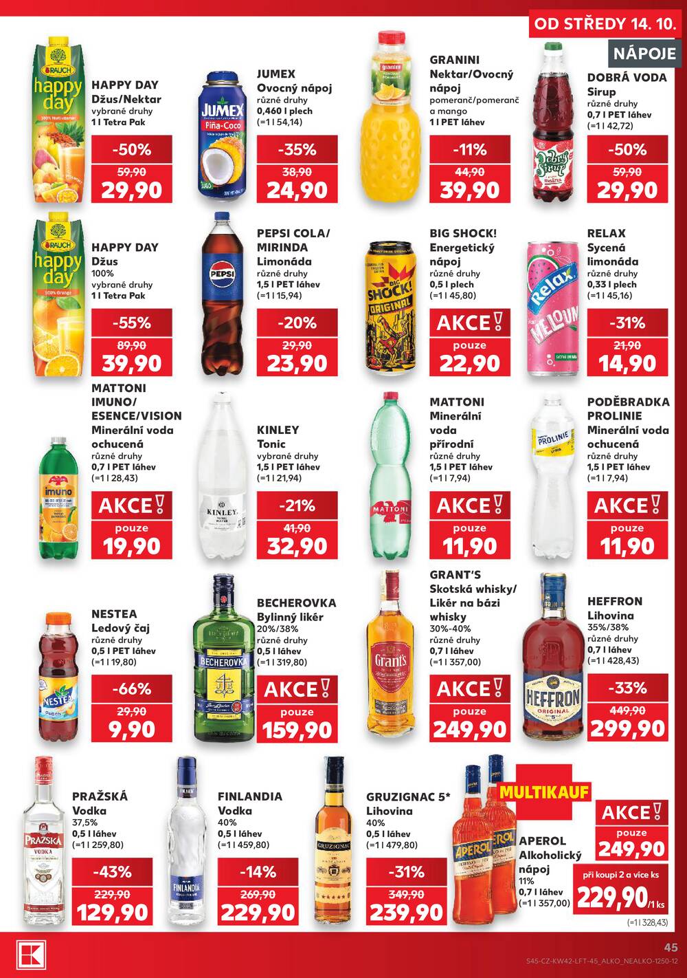 Leták Kaufland - Kaufland 14.10. - 20.10. - Kaufland - Opava - Předměstí - strana 45 Leták Kaufland - Kaufland 14.10. - 20.10. - Kaufland - Opava - Předměstí - strana 45