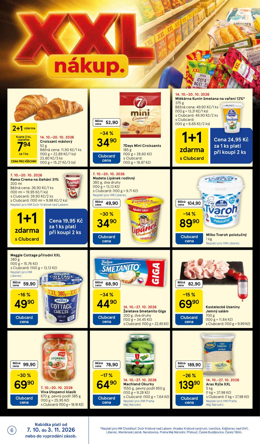 Tesco hypermarkety od 14.10. do 20.10.2026