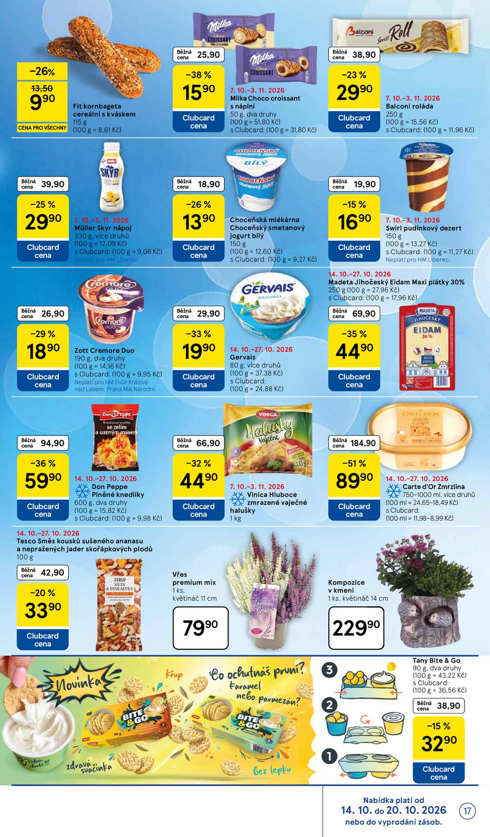 Tesco hypermarkety od 14.10. do 20.10.2026