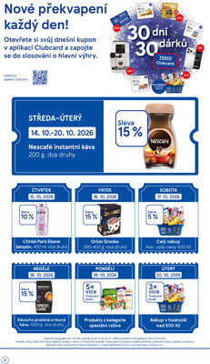 Tesco hypermarkety od 14.10. do 20.10.2026