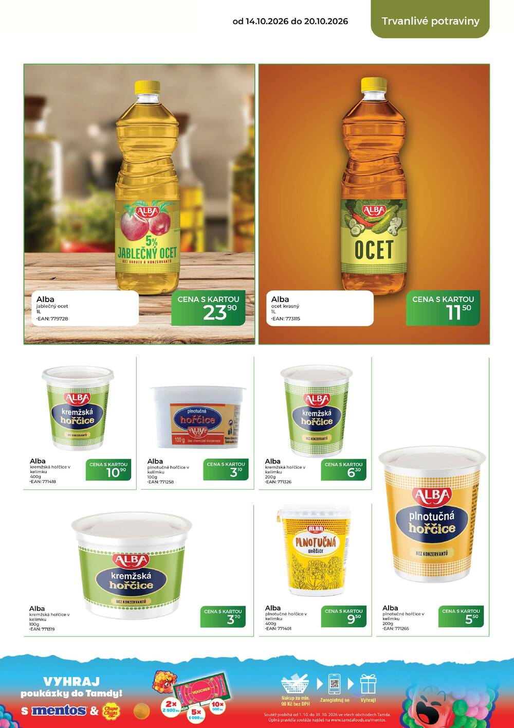 Leták Tamda Foods - Tamda Foods od 14.10. do 20.10.2026 - strana 43 Leták Tamda Foods - Tamda Foods od 14.10. do 20.10.2026 - strana 43