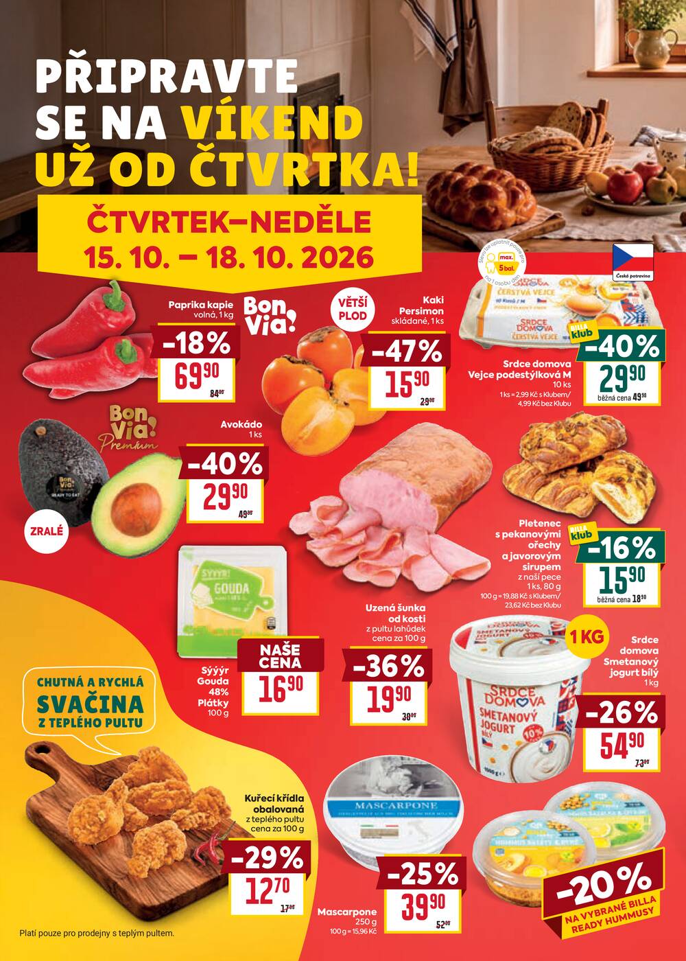 BILLA od 14.10. do 20.10.2026